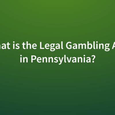 minimum age for gambling|Iba pa.